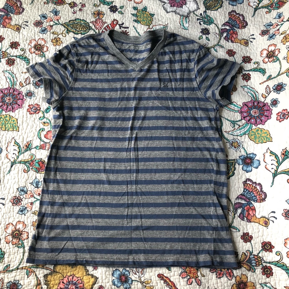 FREE w/ Bundle. Striped American Eagle Tee